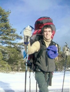 Paul Nussbaum in ski gear